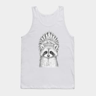 Raccoon apache Tank Top